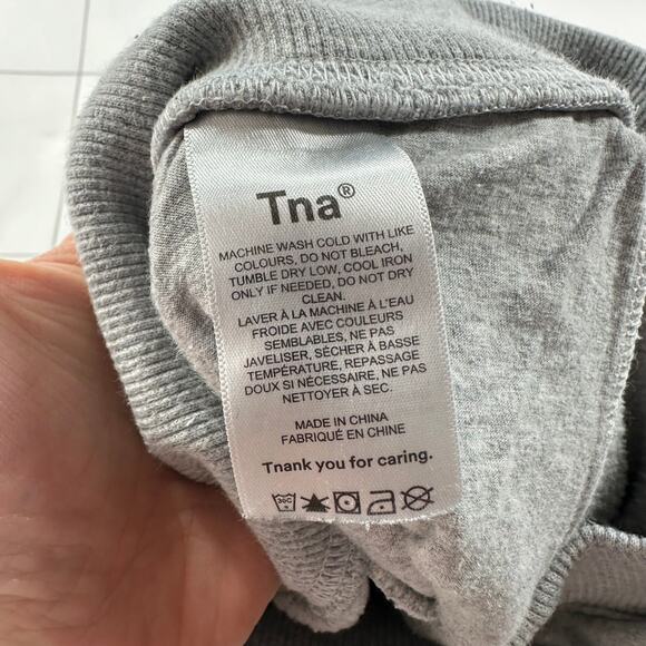 Aritzia Tna Pants Womens Small Gray Jogger Sweatpant Lounge Athleisure Sporty - Picture 4 of 11